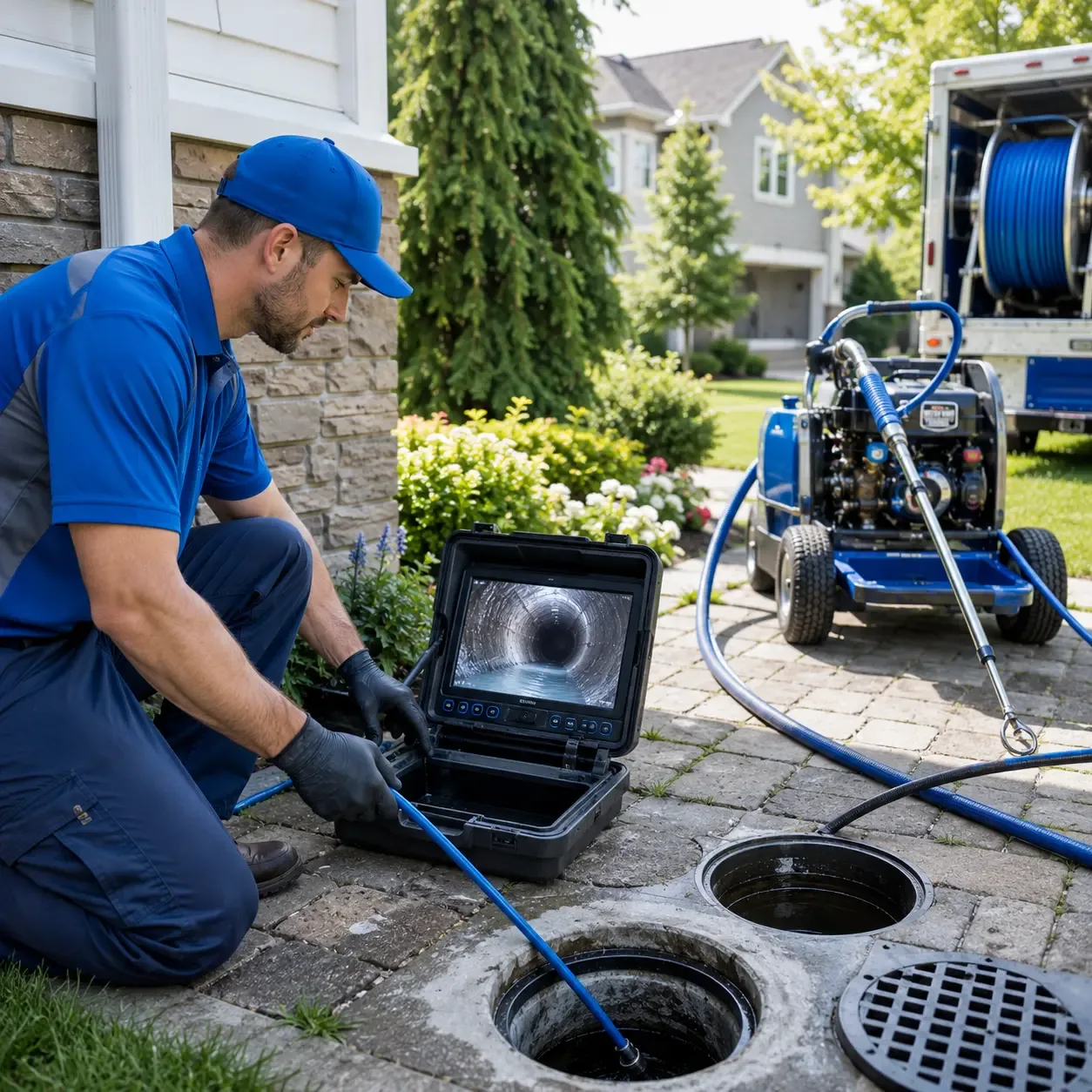 Outdoor drain cleaning professionals serving Chester, MA