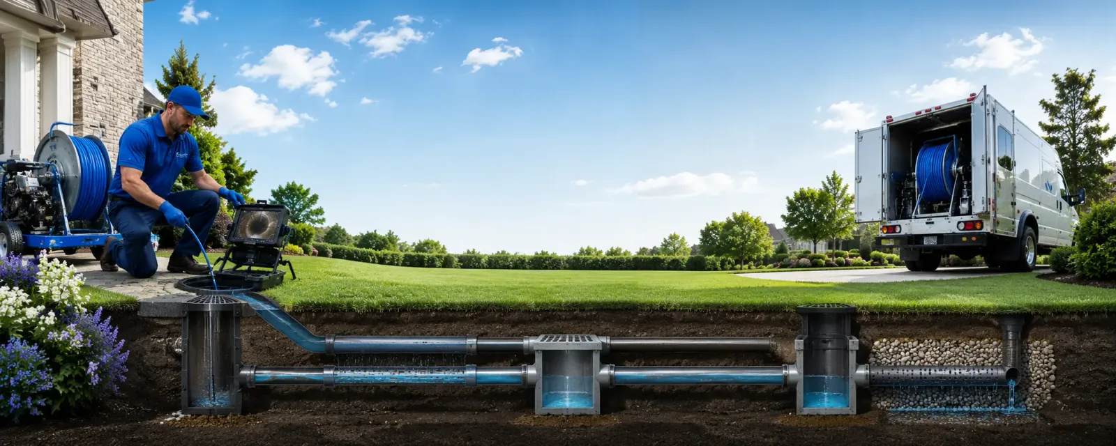 Outdoor drain cleaning information for Chester, MA